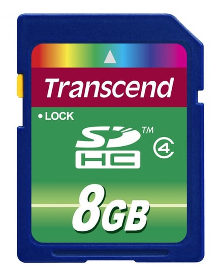 Karta pamięci TRANSCEND SDHC, 8 GB, Class 4 Transcend