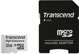 Karta pamięci TRANSCEND TS32GUSDHC10V, MicroSDHC, 32 GB + adapter Transcend