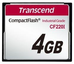 Karta pamięci TRANSCEND TS4GCF220I, CompactFlash, 4 GB Transcend