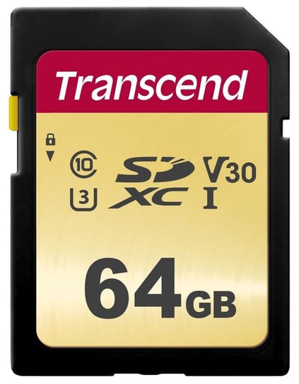 Karta pamięci TRANSCEND TS64GSDC500S, SDXC, 64 GB Transcend