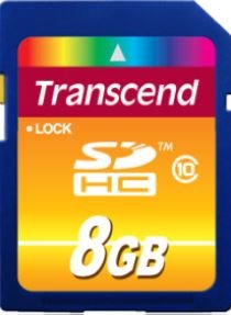 Karta pamięci TRANSCEND TS8GSDHC10, SDHC, 8 GB Transcend