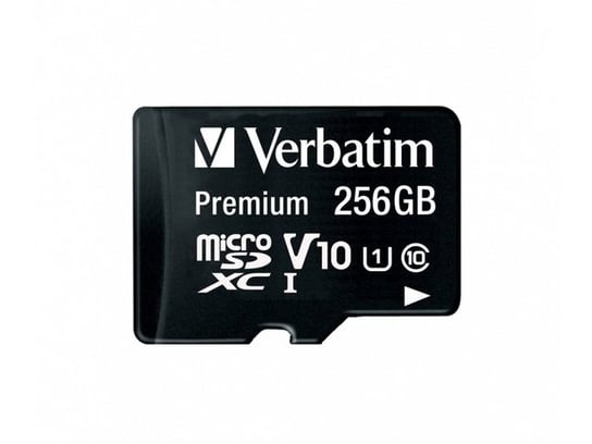 Karta pamięci VERBATIM Micro SDXC, 256 GB, Class 10 + adapter SD Verbatim