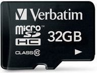 Karta pamięci VERBATIM microSDHC, 32 GB Verbatim