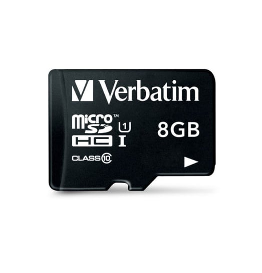 Karta pamięci VERBATIM microSDHC, 8 GB, Class 10 + adapter SD Verbatim