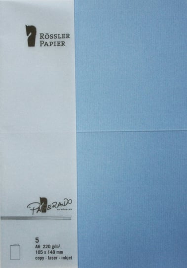 Karta Papierowa A6 5 Szt. Niebieska Grupo Erik