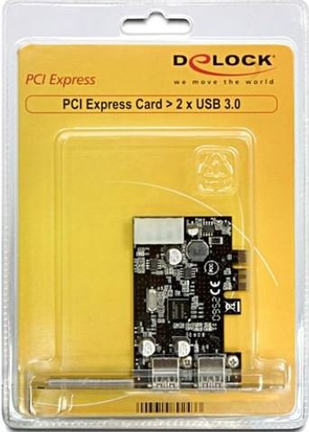Karta PCI-E DELOCK 89243, 2 x USB 3.0 Delock