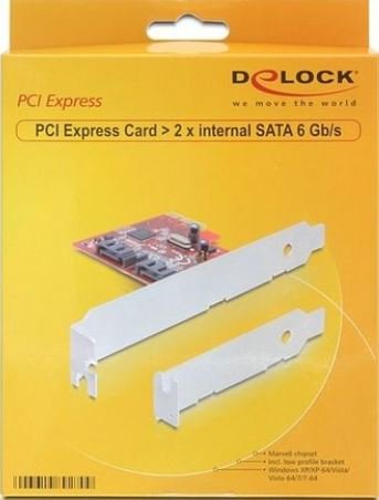 Karta PCI-E DELOCK 89270, 2 x SATA Delock