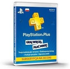 Karta PlayStation Plus 365 dni Sony Interactive Entertainment
