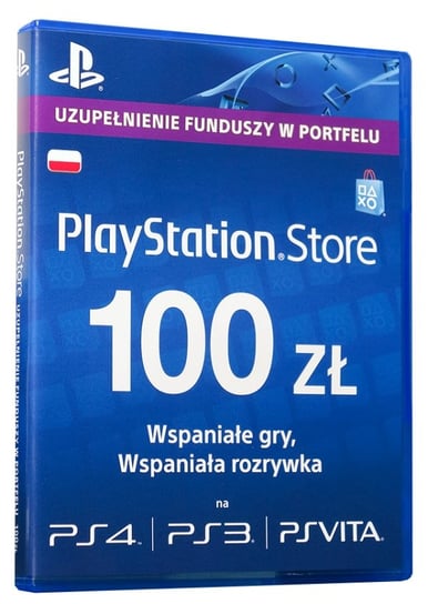Karta PlayStation Store 100 zł Sony Interactive Entertainment