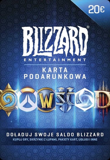 Karta podarunkowa Blizzard - 20 Euro Blizzard