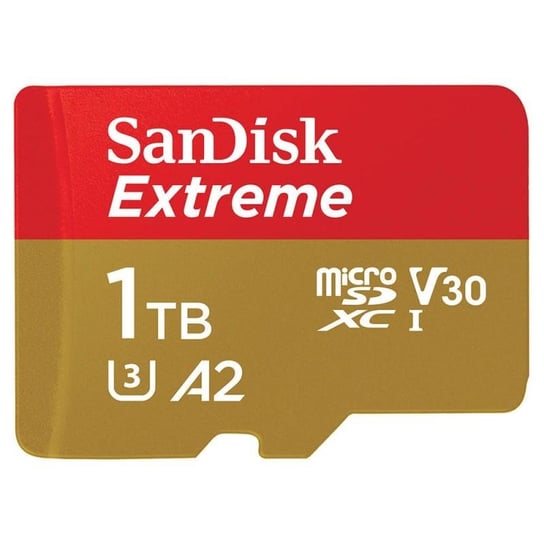 KARTA SANDISK EXTREME microSDXC 1 TB 160/90 MB/s A2 C10 V30 UHS-I U3 Mobile SanDisk