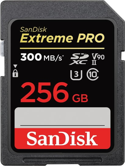 Karta Sandisk Extreme Pro Sdxc 256Gb - 300Mb/S V90 Uhs-Ii SanDisk