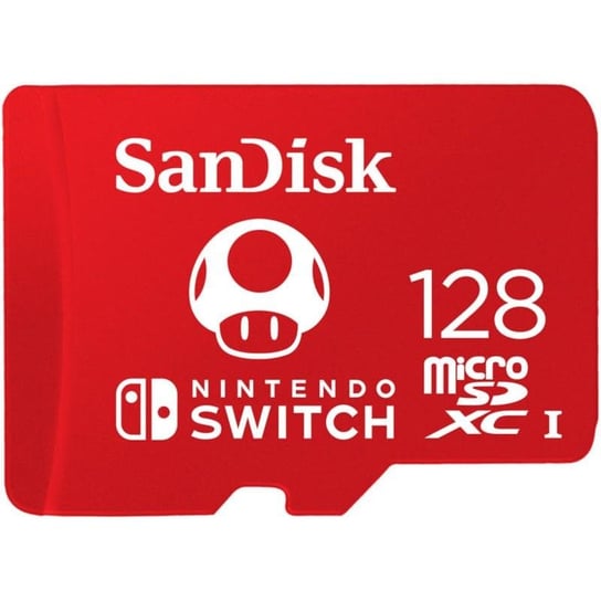 KARTA SANDISK NINTENDO SWITCH microSDXC 128 GB 100/90 MB/s V30 UHS-I U3 SanDisk