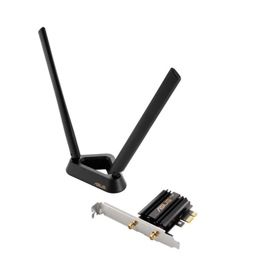 Karta sieciowa Asus PCE-AXE59BT PCI-E WiFi 6E (802.11ax), 6GHz, Bluetooth 5.2, WPA3, OFDMA, MU-MIMO Asus