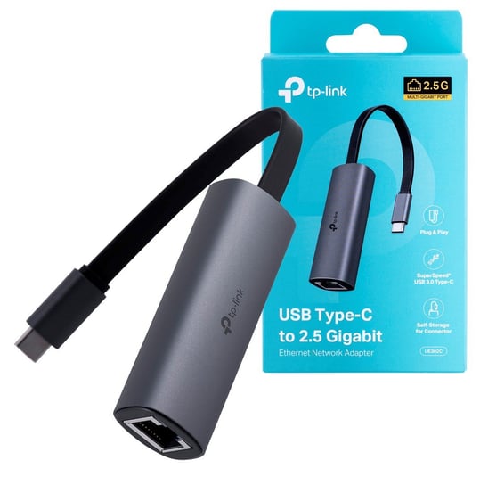 Karta sieciowa TP-LINK UE302C USB Type-C to 2.5 Gigabit Ethernet Network Adapter TP-Link