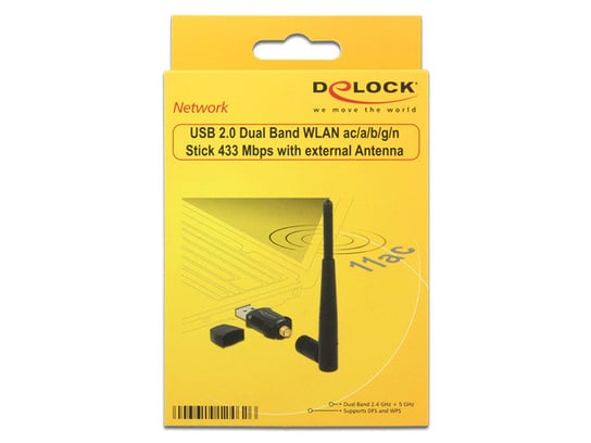 Karta sieciowa USB DELOCK Dual Band Delock