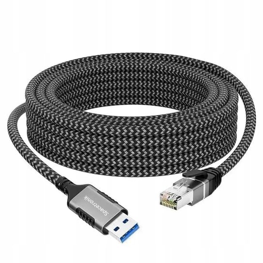 KARTA SIECIOWA USB GIGABIT ADAPTER ETHERNET USB-A 3.0 DO RJ45 KABEL 10M Spacetronik