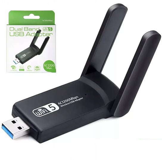 Karta Sieciowa WIFI USB 3.0 1200Mbps 5Ghz ANTENA Novaza Tech