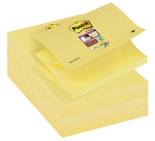 Karteczki Post-It Super Sticky Z-Notes 76 X 127 Mm R350-12ss-Cy Żółte (90) Post-it