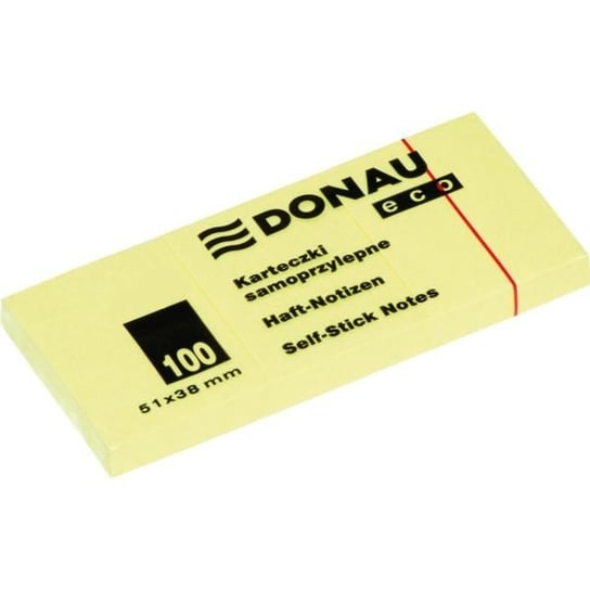 Karteczki samoprzylepne Donau Eco 51 x 38 mm żółte Donau