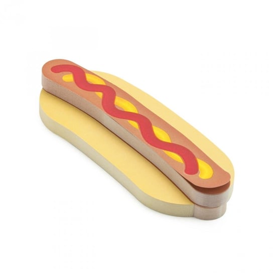 Karteczki samoprzylepne MUSTARD Hot Dog, 12,2x4,8x1,45 cm Mustard