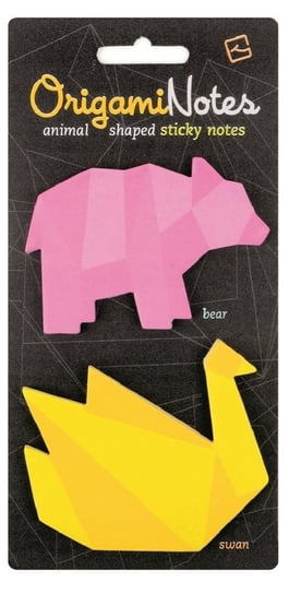 Karteczki samoprzylepne, Thinking Gifts, Origami Notes Paw/Niedźwiedź Thinking Gifts