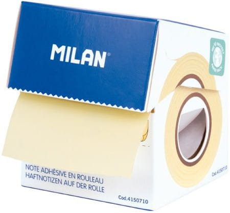 Karteczki Samoprzylepne Żółte Na Rolce 50Mmx10M Milan Milan