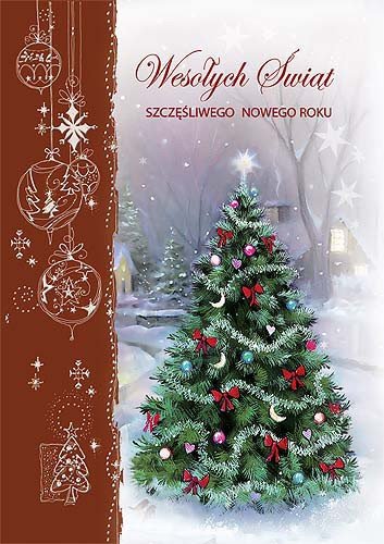 Kartka Bożonarodzeniowa Bez Życzeń  B-Bt 591 Czachorowski