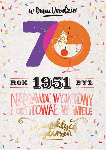Kartka dla urodzonych w 1951r na 70 lat, PR 305 Kukartka