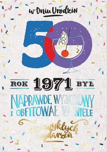 Kartka dla urodzonych w 1971r na 50 lat, PR 302 Kukartka