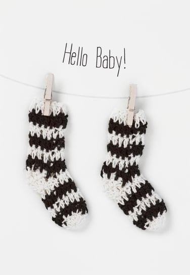 Kartka Hello Baby Socks!, Raeder Raeder