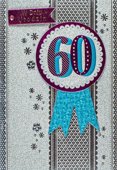 Kartka na 60 urodziny dla kobiety M 728 Maja