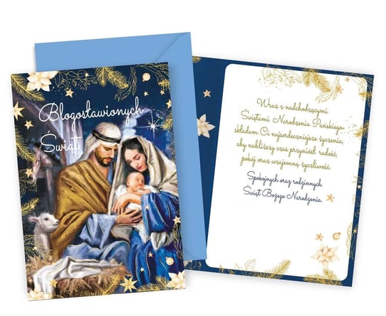 Kartka Na Boże Narodzenie Święta Rodzina Pp2248 Kukartka