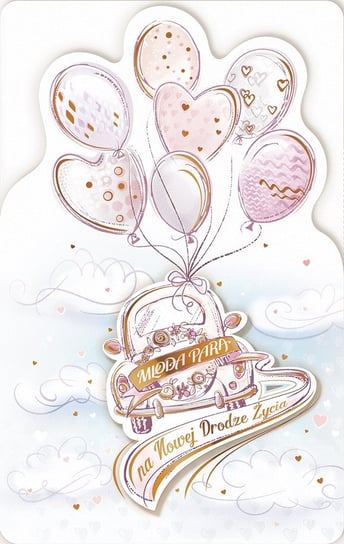 Kartka na ślub dla Młodej Pary na Nową Drogę Życia SP24 AB Card