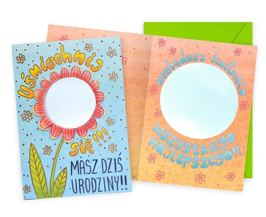 Kartka na Urodziny z lusterkiem, z humorem DK1222 Kukartka