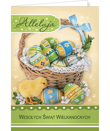 Kartka na Wielkanoc z życzeniami BW-T 53 Czachorowski