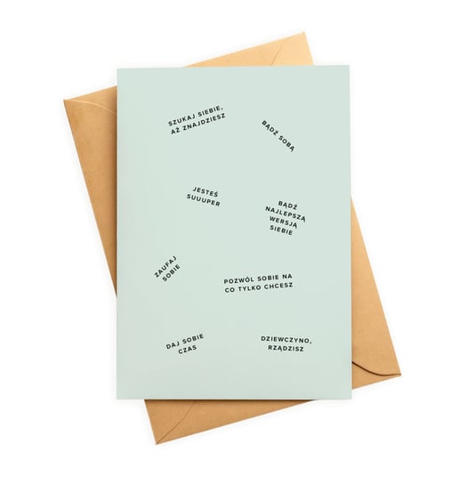 Kartka okolicznościowa A6 – Afirmacyjna PaperDesk