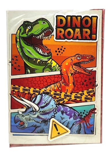 Kartka okolicznościowa / urodzinowa Dinozaur Roar Inna marka