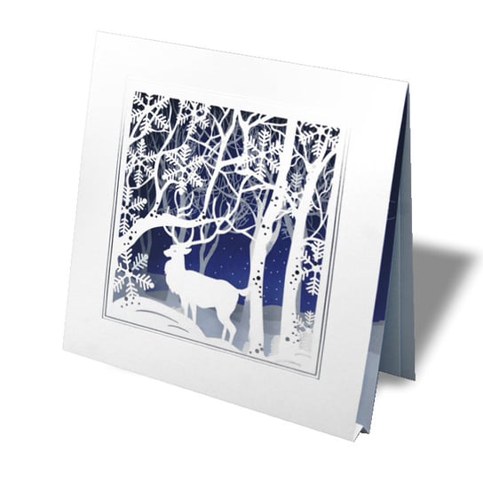 Kartka świąteczna 3D - święta, renifer Forum Design Cards