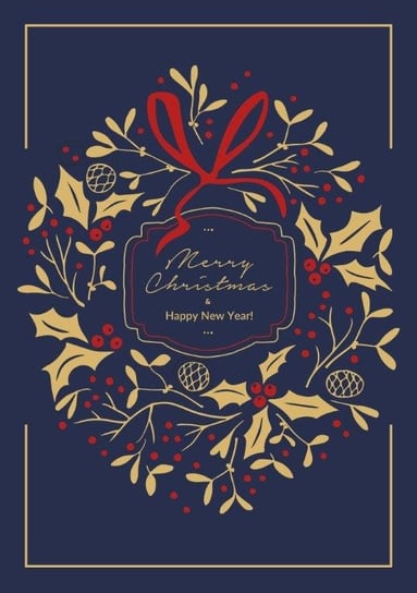 Kartka świąteczna Boże Narodzenie, zestaw 5 karnetów z kopertami Art Nuvo