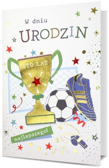 Kartka urodzinowa dla Chłopaka Piłkarza HM2969 PAN DRAGON - KARTKI