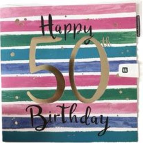 Kartka urodzinowa 'Happy 50 th Birthday' Inna marka