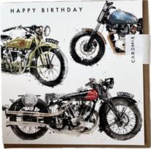 Kartka urodzinowa 'Happy Birthday' Motory Inna marka