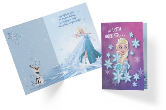 Kartka urodzinowa, Kraina Lodu, Elsa Passion Cards