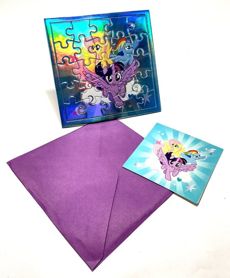 Kartka Urodzinowa Puzzle My Little Pony W&O