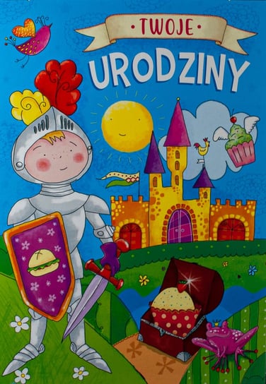 Kartka Urodziny 12 x 16,5 cm Pan Dragon