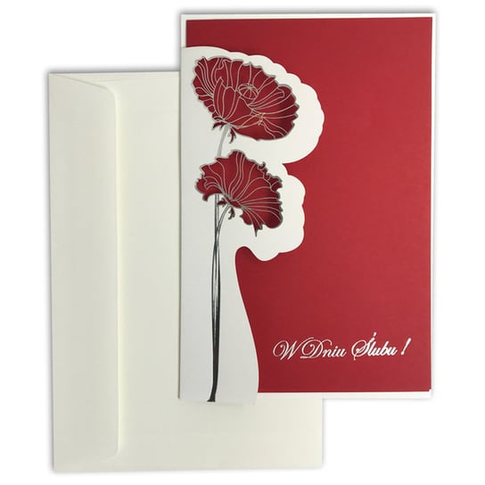 Kartka w dniu ślubu, Ślub, biały Forum Design Cards