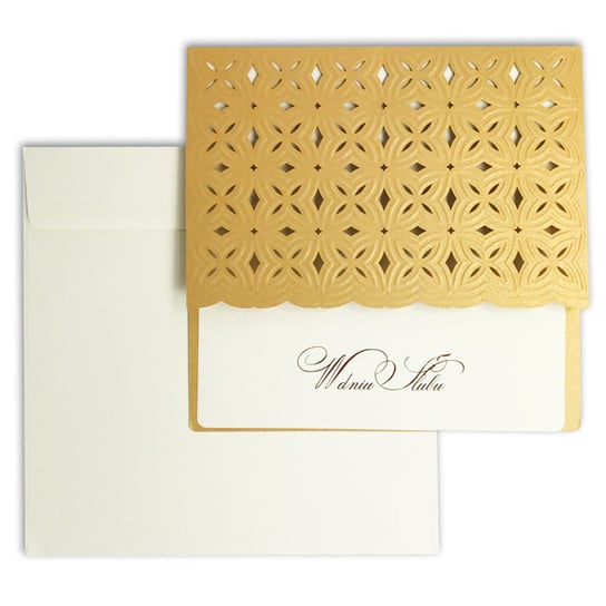 Kartka w dniu ślubu , Ślub, złoty Forum Design Cards