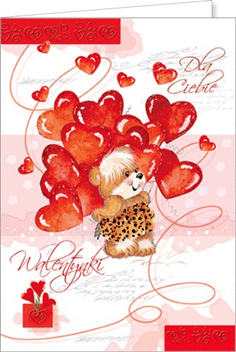 Kartka Walentynkowa dla chłopaka VL19 Czachorowski