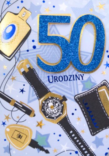 Kartka z życzeniami na 50 urodziny PUP19 Panorama